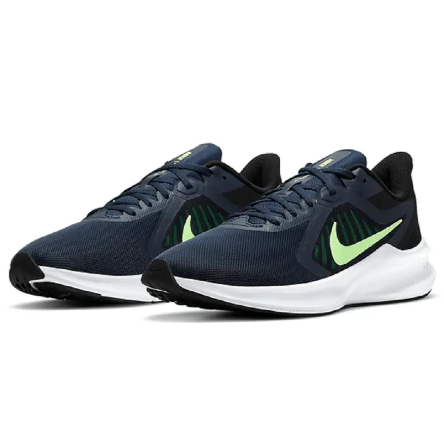 Giày Nike Downshifter 10 'Black White Green' CI9981-404 - Ảnh 4
