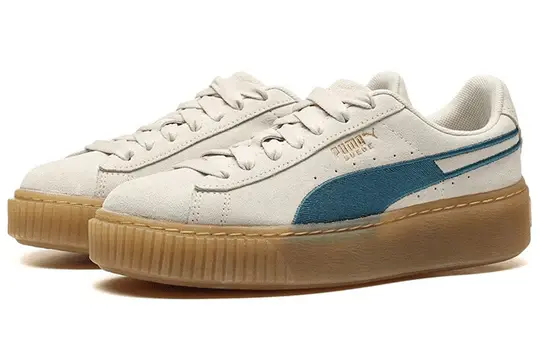 Giày Puma Suede Platform Core 'Grey Blue' 373934-02 - Ảnh 6