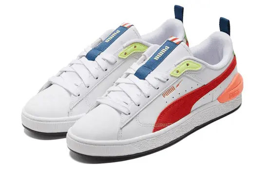 Giày Puma Suede Bloc LTH 'White and Red' 380705-07 - Ảnh 5