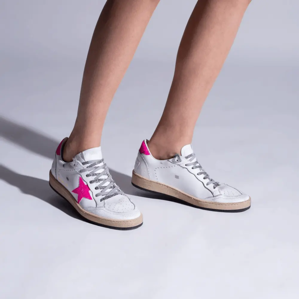 Giày Golden Goose Ballstar White Pink GWF00117-F001034-10475 - Ảnh 5