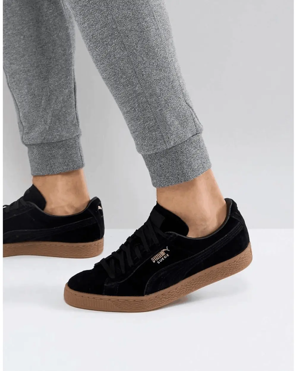 Giày Puma Suede Gum 'Black' 381174-01 - Ảnh 4