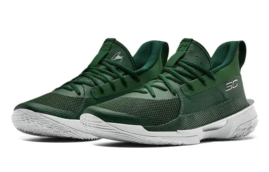 Alternative view of Giày Under Armour Curry 7 Team 'Forest Green' 3023838-303