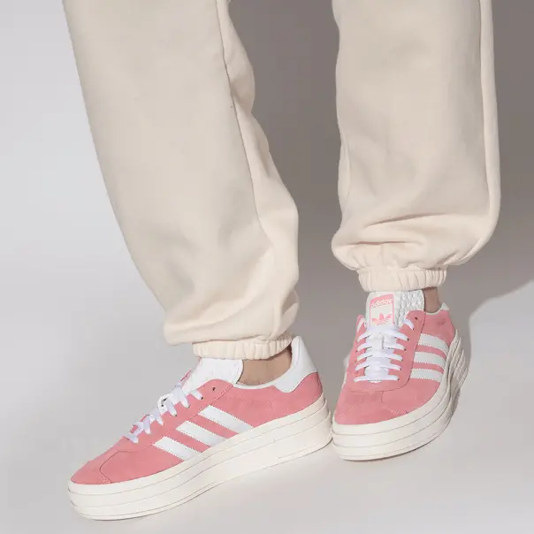 Giày Adidas Gazelle Bold 'Super Pop Pink' IG9653 - Ảnh 4