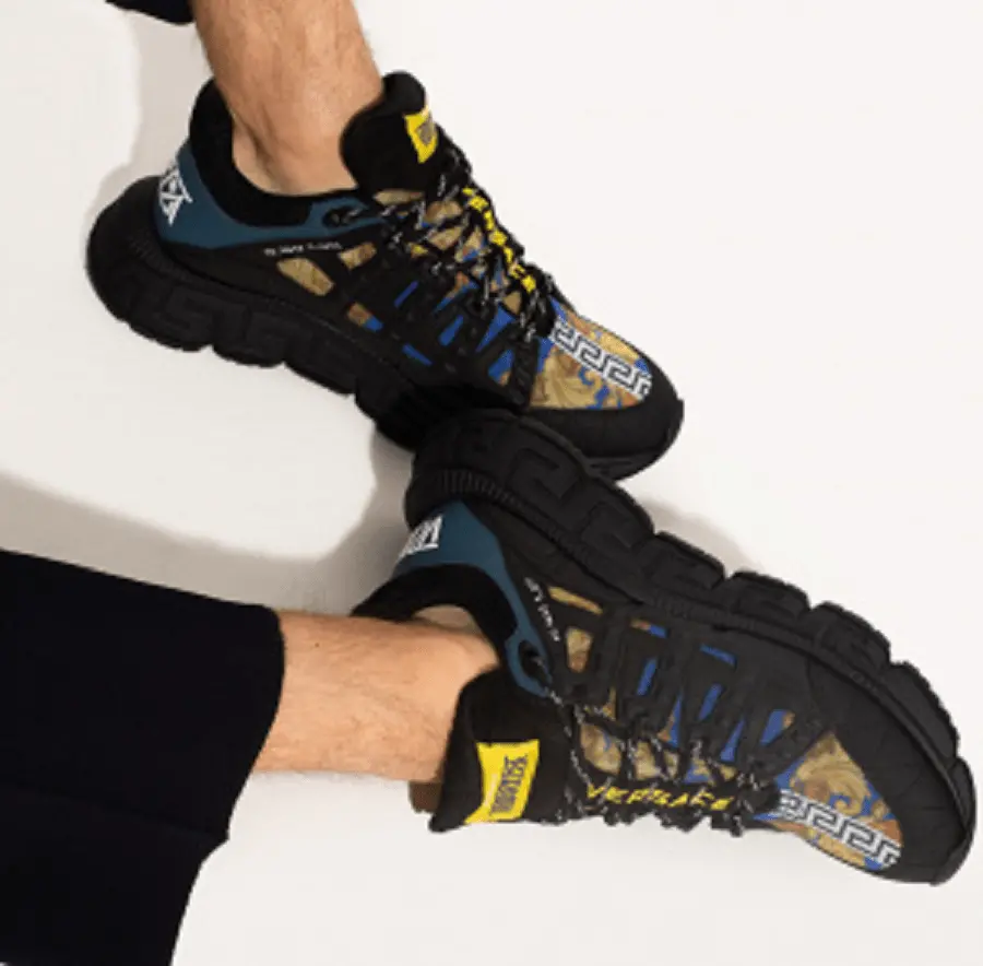 Alternative view of Giày Versace Trigreca 'Medusa Renaissance Print Blue' DSU8094 1A00838 6B370