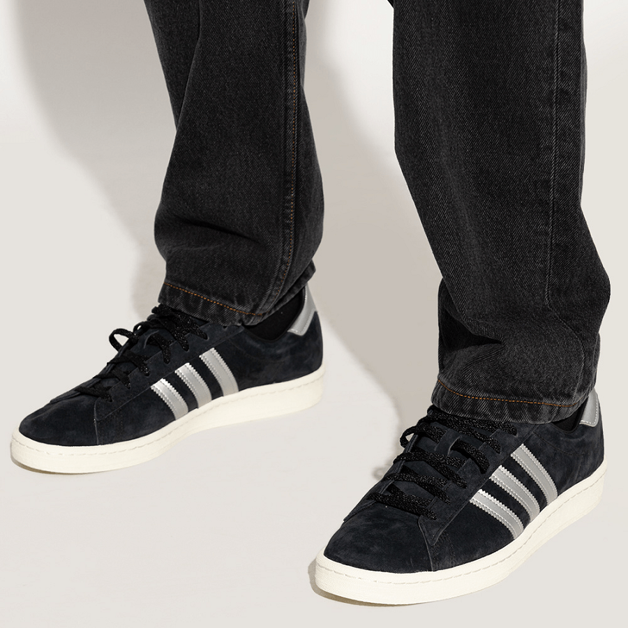 Giày Adidas Campus 'Black Metallic Silver' GX7330 - Ảnh 3