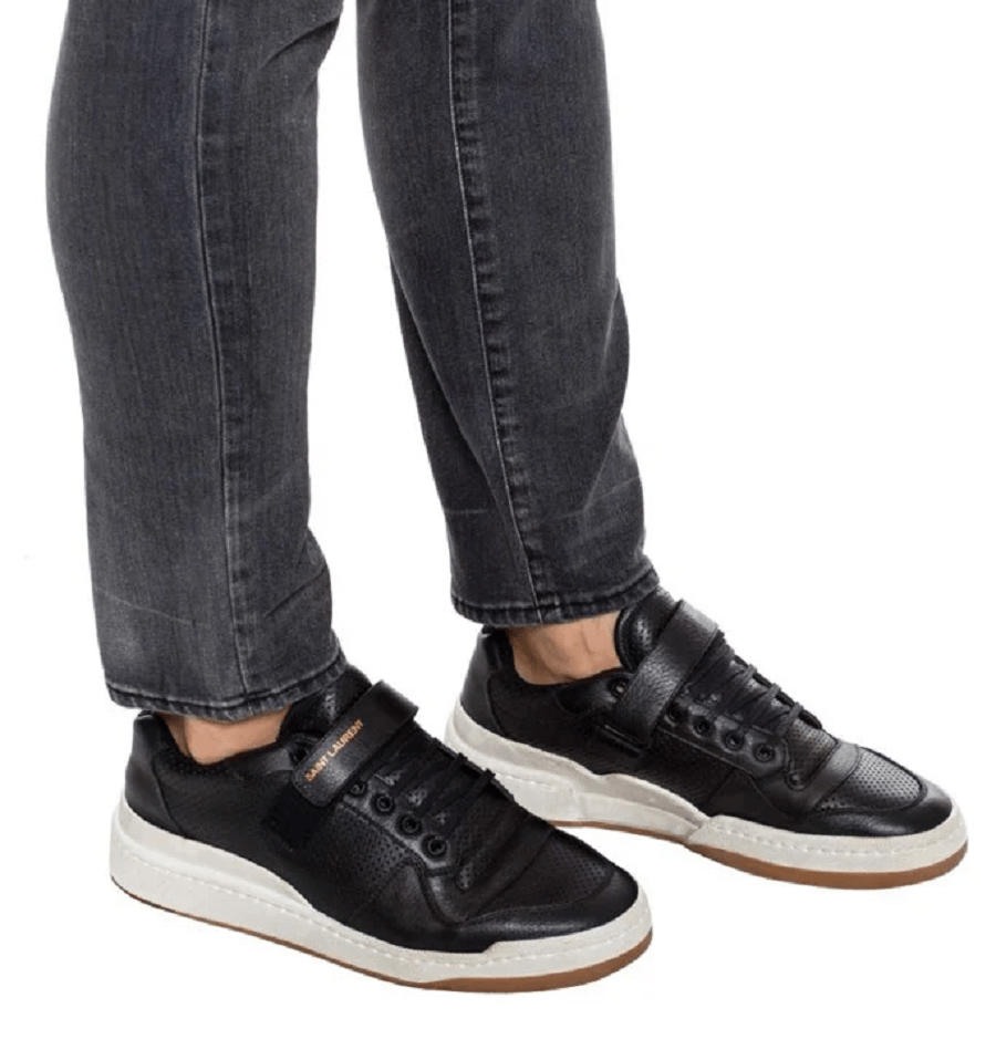 Giày Saint Laurent SL24 Men's Mid Top 557624-04L10-1000 - Ảnh 2