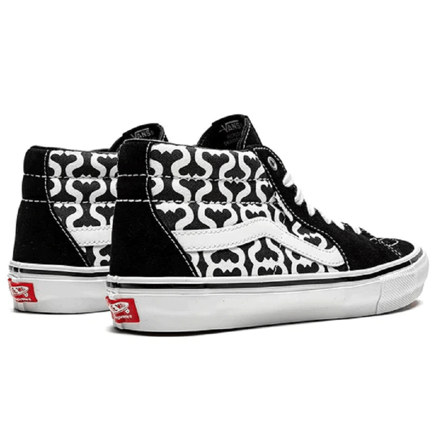 Giày Vans Skate Grosso Mid x Supreme Monogram S 'Black' VN0A5KS15XH - Ảnh 4
