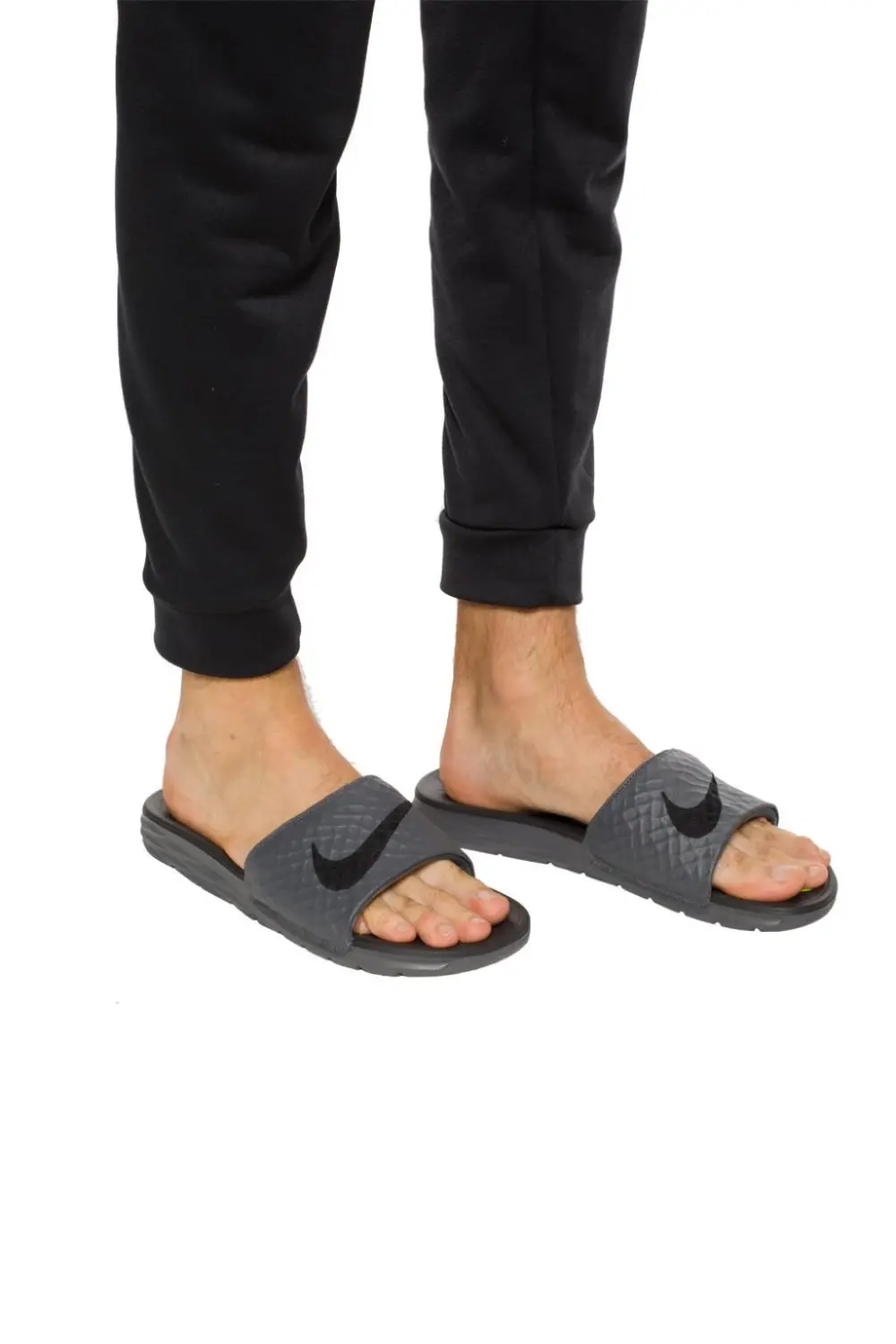 Dép Nike Benassi Solarsoft 'Dark Grey' 705474-090 - Ảnh 4