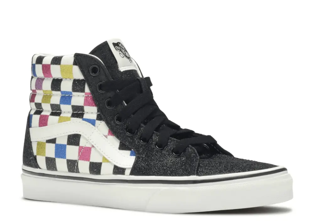 Alternative view of Giày Vans Sk8-Hi 'Glitter Checkerboard' VN0A4BV6V3P