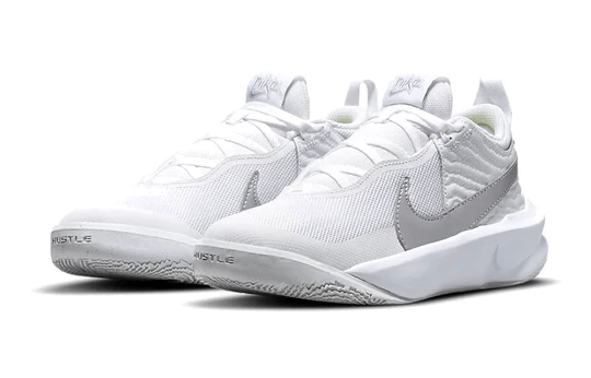 Giày Nike Team Hustle D 10 'White' CW6735-100 - Ảnh 2