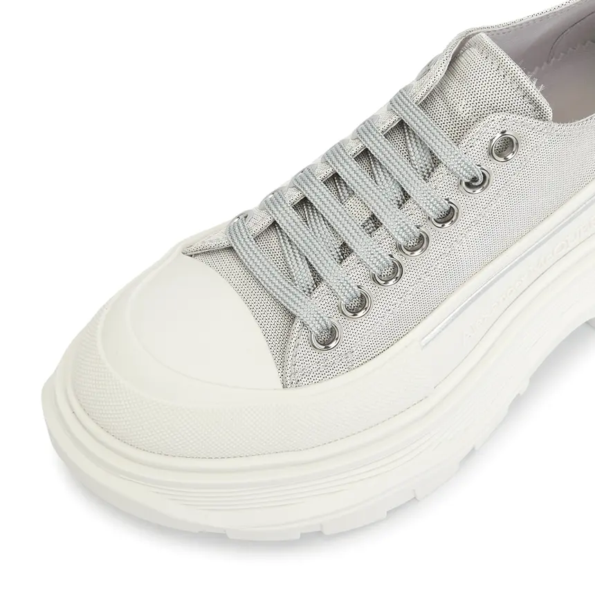 Alternative view of Giày Alexander Mcqueen Tread Slick 'Silver' 697072-W4UR1-8390