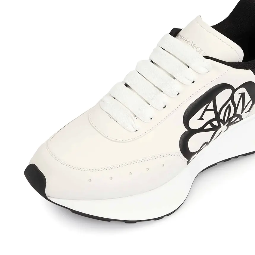 Alternative view of Giày Alexander Mcqueen Sprint Runner 'White' 691342-WIC95-9061