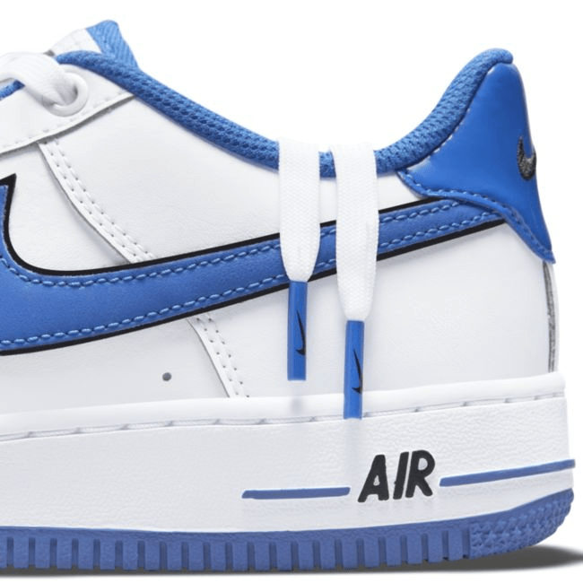 Giày Nike Air Force 1 LV8 GS White Game Royal DO3809-100 - Ảnh 5