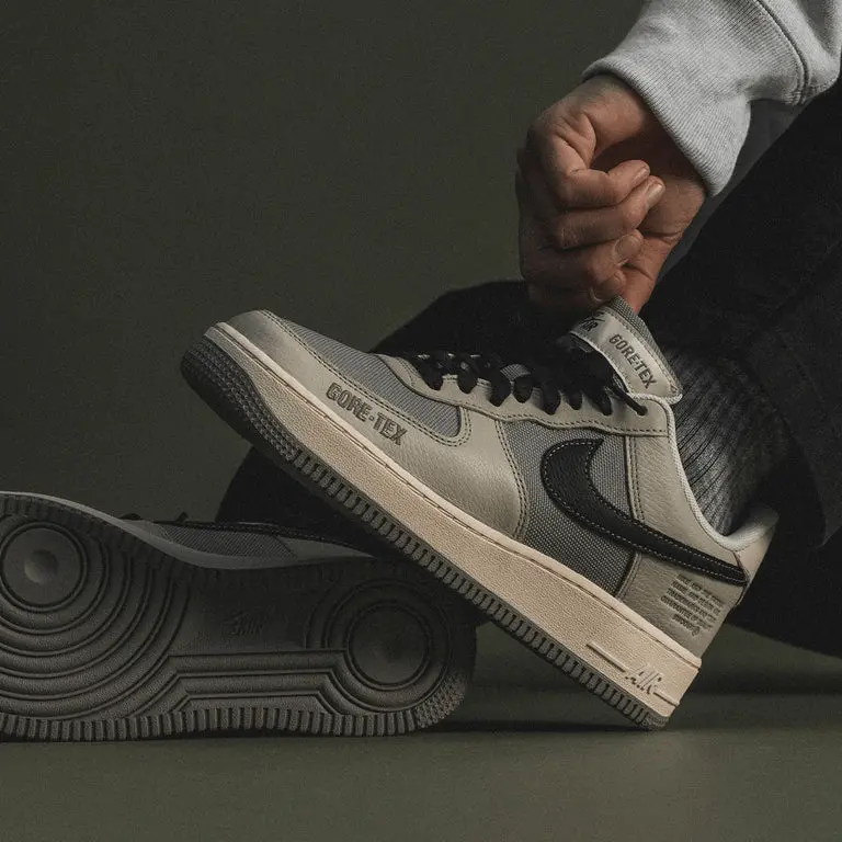 Giày Nike Air Force 1 Low Gore Tex 'Olive Black' DO2760-206 - Ảnh 4