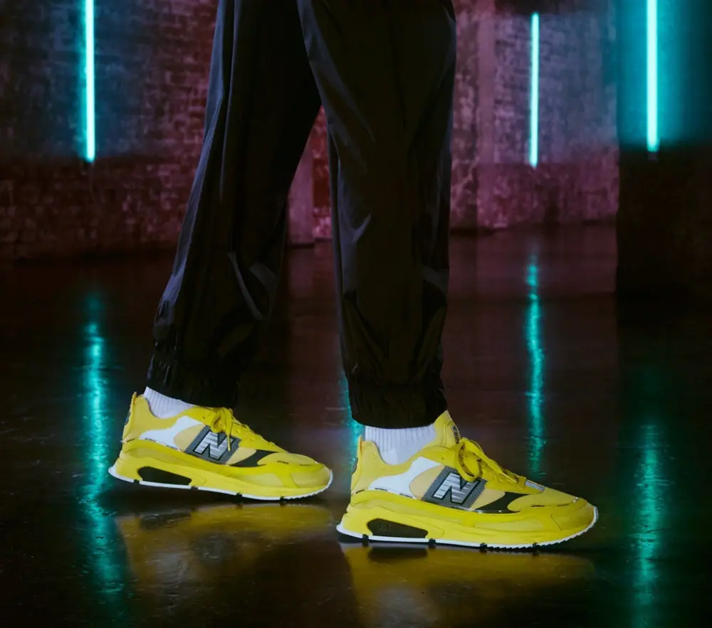 Alternative view of Giày New Balance X-Racer 'Yellow Grey' MSXRCHTR