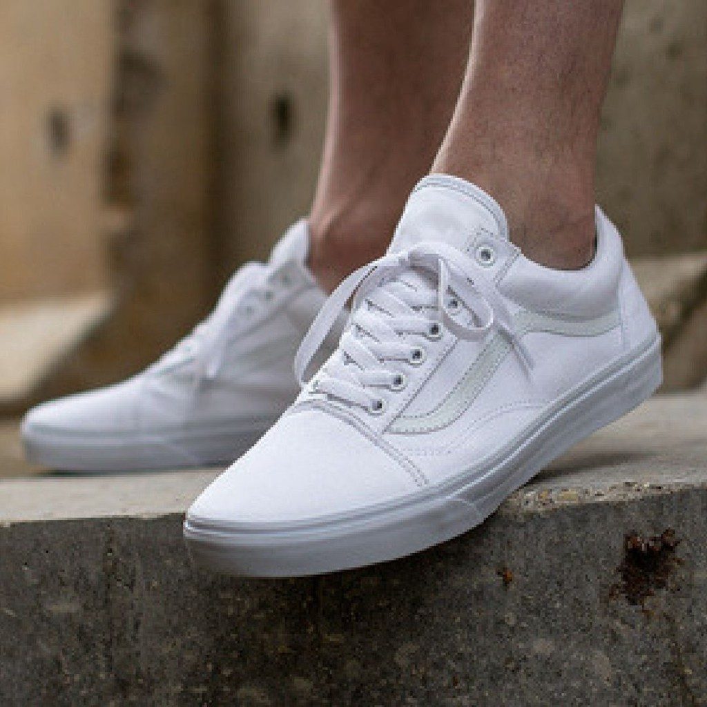 Giày Vans Old Skool 'True White' VN000D3HW00 - Ảnh 2