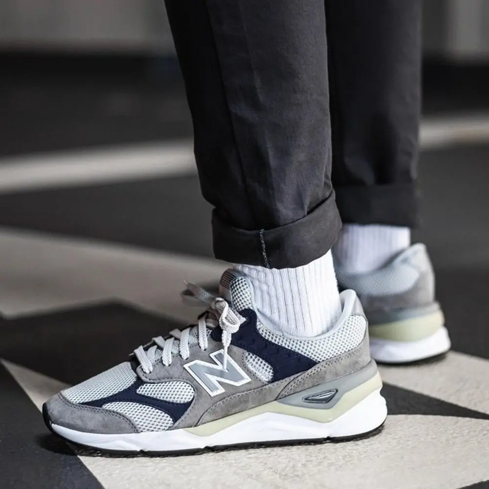 Giày New Balance X90 'Grey Navy' MSX90RPB - Ảnh 5