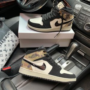 Alternative view of Giày Nike Air Jordan 1 Mid Camo (2020) CW5490-001