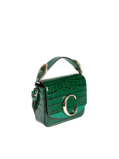 Túi Chloe Mini C Bag In Woodsy Green CHC19-US193A87-3H0 - Ảnh 5
