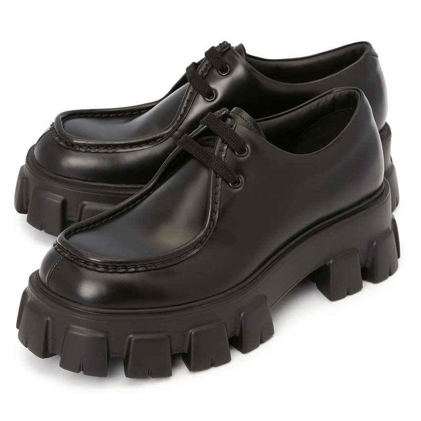 Giày Prada Monolith Brushed 'Black' 2EE355-B4L-F0002 - Ảnh 4