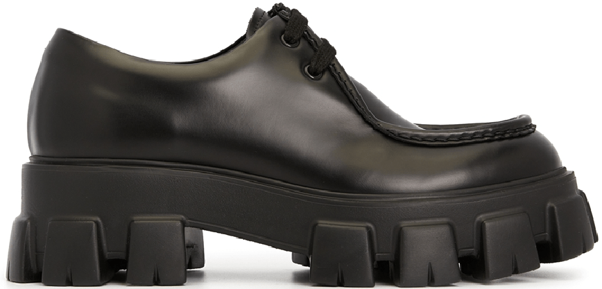 Giày Prada Monolith Brushed 'Black' 2EE355-B4L-F0002