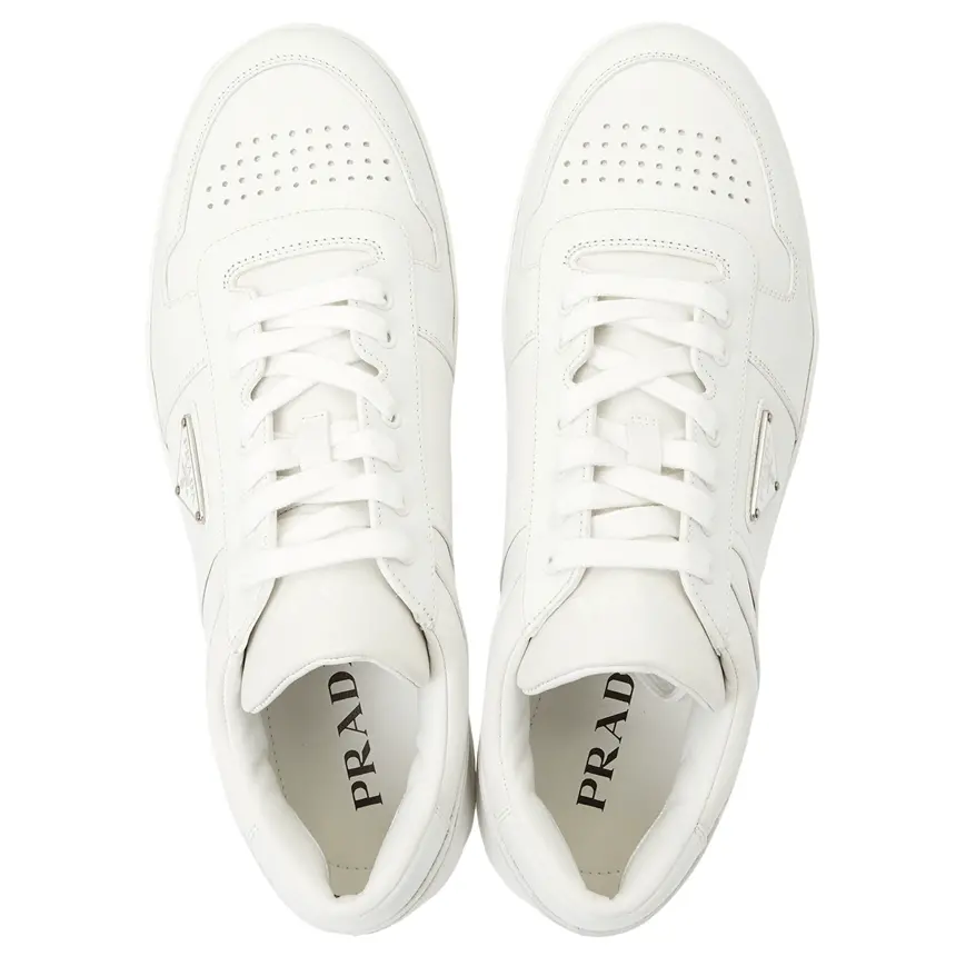 Alternative view of Giày Prada Downtown Triangle Logo 'White' 2EE364-3LJ6-F0009