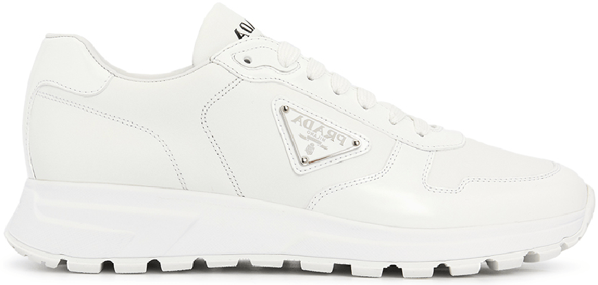 Giày Prada Spazzolato Logo 'White' 2EE369-3LKI-F0009