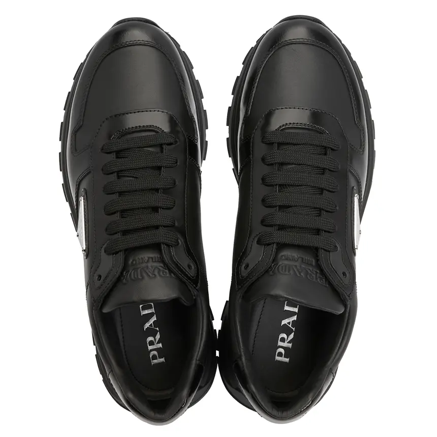 Giày Prada Spazzolato Logo 'Black' 2EE369-3LKI-F0002 - Ảnh 4