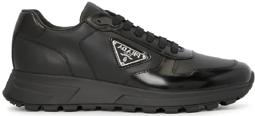 Giày Prada Spazzolato Logo 'Black' 2EE369-3LKI-F0002