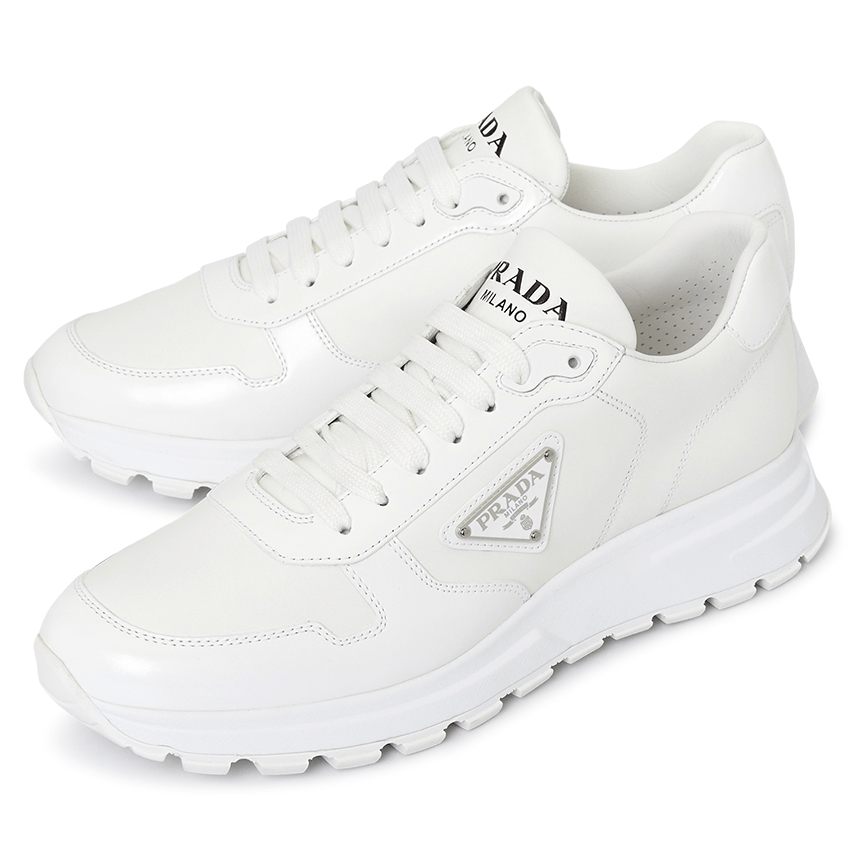 Giày Prada Spazzolato Logo 'White' 2EE369-3LKI-F0009 - Ảnh 4