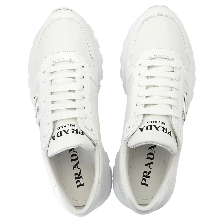 Giày Prada Spazzolato Logo 'White' 2EE369-3LKI-F0009 - Ảnh 3