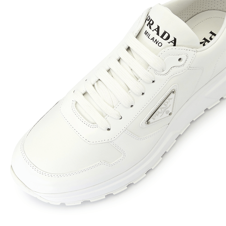 Giày Prada Spazzolato Logo 'White' 2EE369-3LKI-F0009 - Ảnh 2