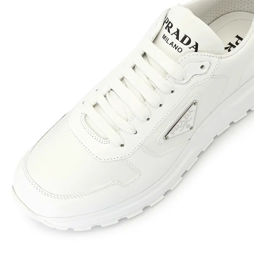 Alternative view of Giày Prada Spazzolato Logo 'White' 2EE369-3LKI-F0009