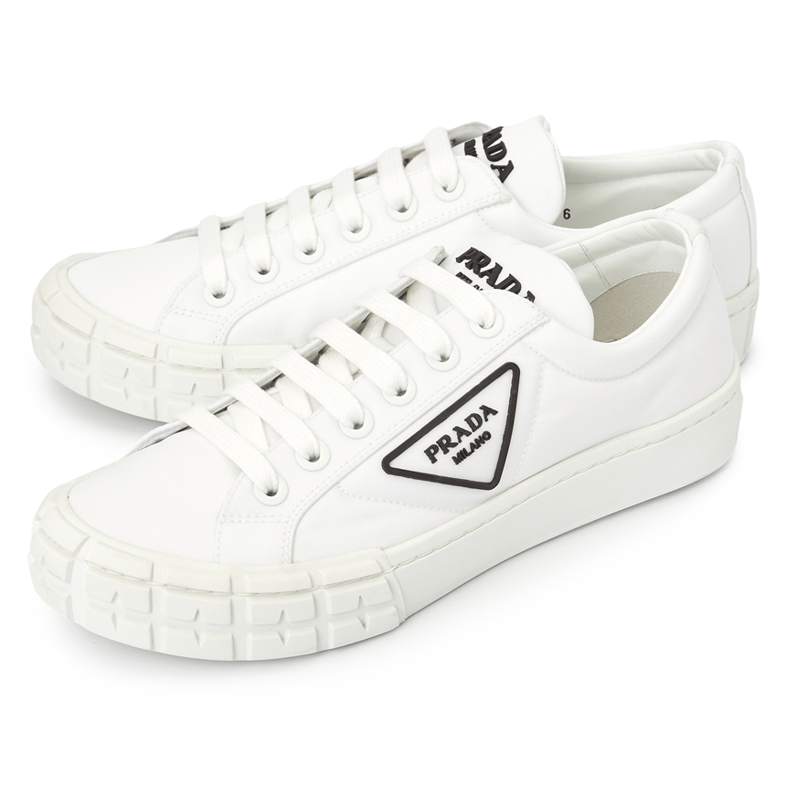 Giày Prada Casetta Wheel Re-Nylon 'White' 2EG323-3LFV-F0009 - Ảnh 4