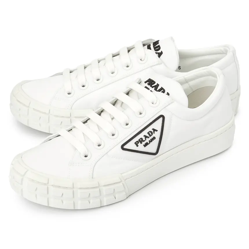 Giày Prada Casetta Wheel Re-Nylon 'White' 2EG323-3LFV-F0009 - Ảnh 4