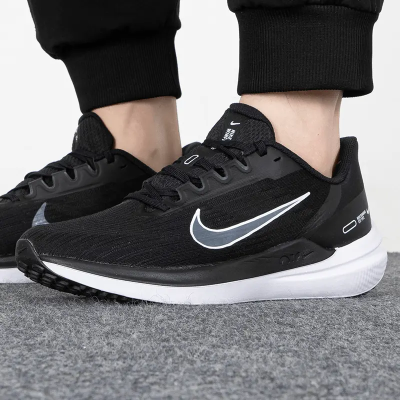 Giày Nike Air Winflo 9 'Black Dark Smoke Grey' DD6203-001 - Ảnh 3