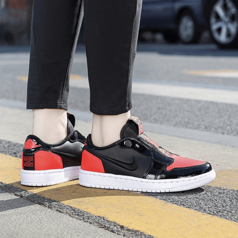Giày Nike Wmns Air Jordan 1 Low Slip 'Infra-Bred' AV3918-600 - Ảnh 2