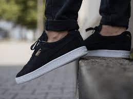 Giày Puma Suede 'Black Gold' 352634-87 - Ảnh 4