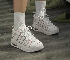 Giày Nike Air More Uptempo GS 'White Varsity Red' 2021 DJ5988-100 - Ảnh 5