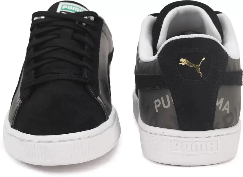 Giày Puma Suede Double Layer 'Black' 384896-01 - Ảnh 4