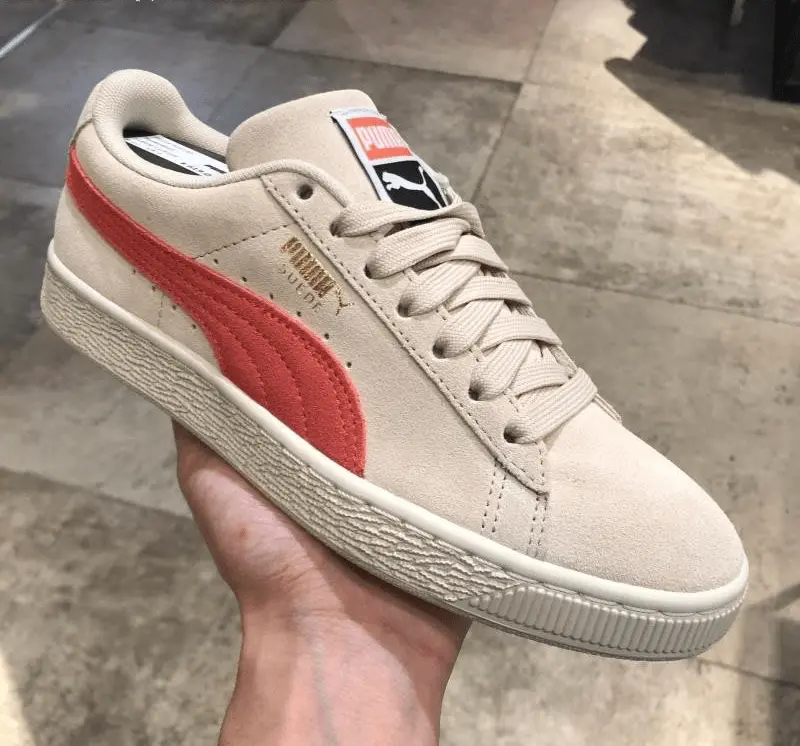 Alternative view of Giày Puma Suede Classic 'Cream Hot Coral' 365347-82