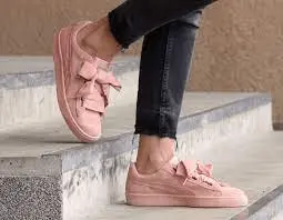 Alternative view of Giày Puma Suede Heart EP 'Metallic Beige' 366922-02