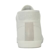 Giày Lacoste Mens Ampthill Leather Trainers 739CMA0017 - Ảnh 4