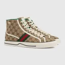 Alternative view of Giày Gucci Tennis 1977 High 'Beige Ebony' 625807-HVK70-9765