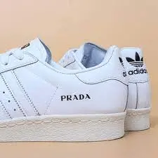 Giày Adidas Prada x Superstar 'Core White' & Bag Bundle FW6683 - Ảnh 4