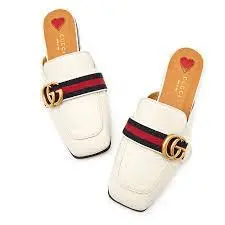 Giày Gucci Peyton Slippers White 423694-DKHC0-9061 - Ảnh 4