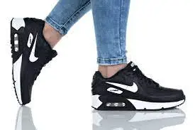 Giày Nike Air Max 90 GS 'Black White' CD6864-010 - Ảnh 4