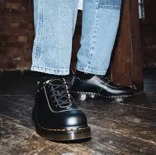 Alternative view of Giày Dr.Martens Glyndon Vintage Smooth Leather 'Black' 26972001