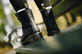 Giày Dr.Martens 1460 Women's Faux Fur Lined 'Black' 21797001 - Ảnh 5