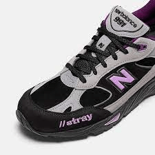 Giày New Balance Stray Rats x 991 'Black Purple' W991SRP - Ảnh 3